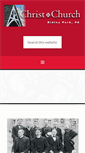 Mobile Screenshot of christchurchridleypark.org